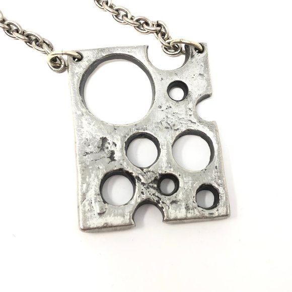 ANDERS ANDERSON Vintage Swiss Cheese Necklace - Picture 2 of 4